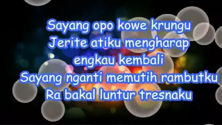 lirik lagu ndx aka sayang