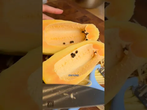 Difference between green papaya and ripe papaya
