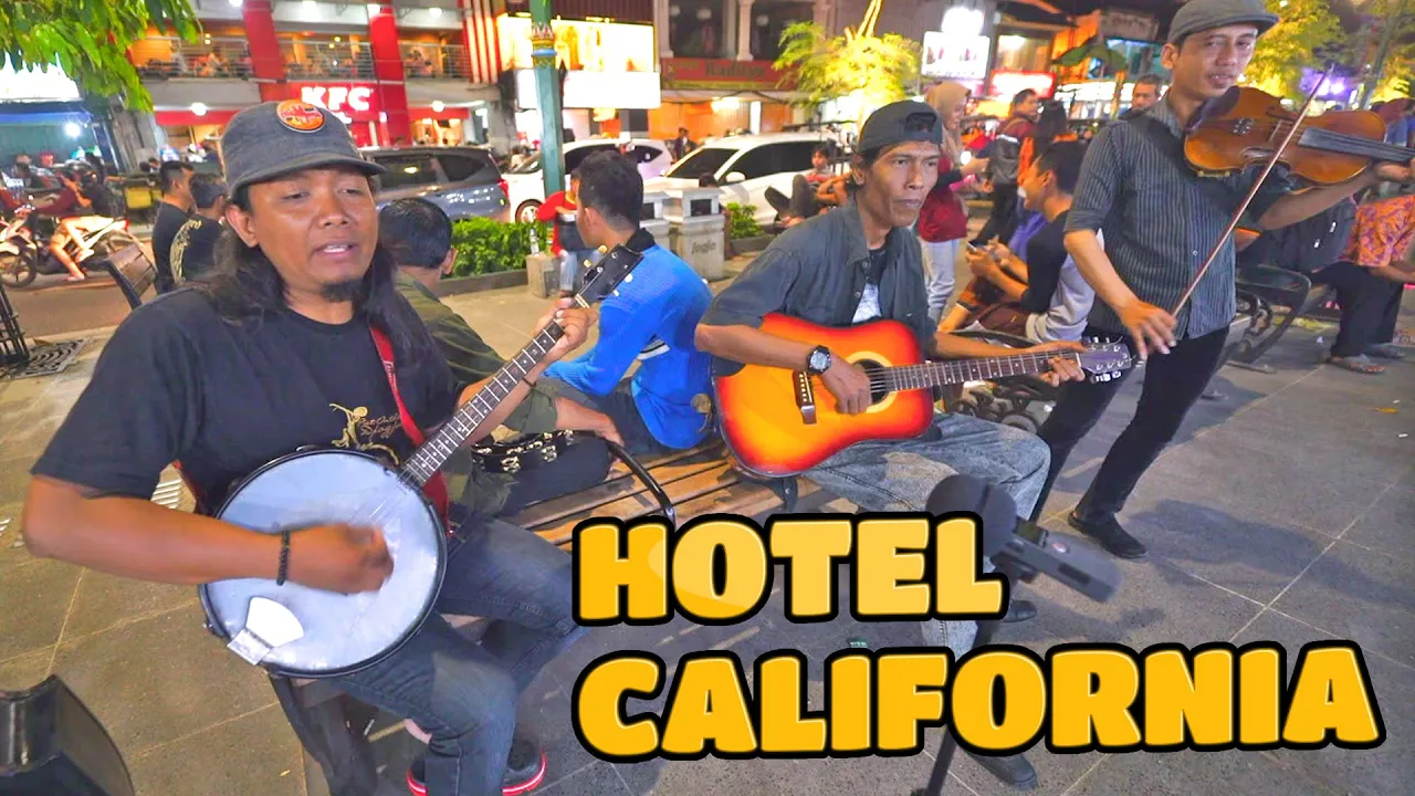 Aransemen Kelas! HOTEL CALIFORNIA Astro Acoustic Malioboro Cover (Pengamen Akustik Jogja) EAGLES Aransemen Kelas! HOTEL CALIFORNIA Astro Acoustic Malioboro Cover (Pengamen Akustik Jogja) EAGLES