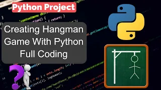 How To Code HANGMAN Game in Python - Python Projects Full Coding in Easy Way HINDI 2020