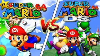 I Replayed Mario 64 64 DS One is Clearly Better