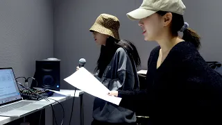 wendy u0026 seulgi best friend recording behind