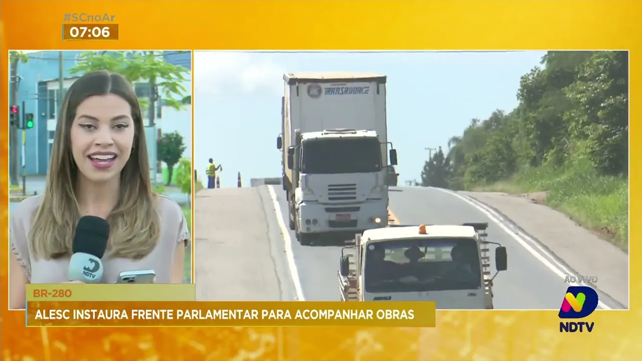 Alesc instaura frente parlamentar para acompanhar obras de duplicação da BR-280