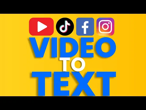 Download MP3 Convert TikTok/YouTube or Facebook Video to Text Automatically Online