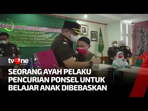 Momen Haru Pembebasan Pelaku Pencuri Ponsel Demi Belajar Sang Anak