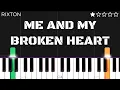 Download Lagu Rixton - Me and My Broken Heart | EASY Piano Tutorial