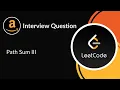 Path Sum III Amazon Interview Question Tree LeetCode 437 C