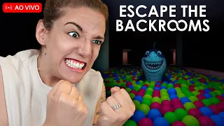 ESCAPE THE BACKROOMS com Moonkase, Sodtz e Beamom| SUBATHON - DIA 344
