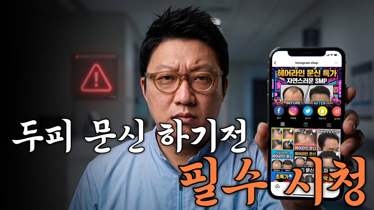 헤어라인 문신 망했는데 모발이식 될까요? 샵에서 망친 분들 꼭 보세요