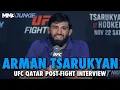 Lagu Arman Tsarukyan wants Ilia Topuria title fight next: 'I can beat him so easy' | UFC Qatar