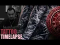Tattoo Timelapse To The Hellfire inspired sleeve Chris Sinclair Tattoos