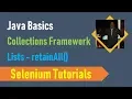 23E Java Basics for Selenium - Collections Framework