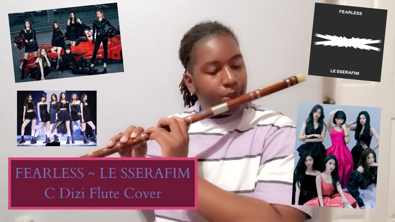 FEARLESS ~ LE SSERAFIM (C Dizi Flute Cover)! | Manna Steel