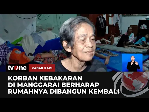 Kebakaran Pemukiman Padat Penduduk di Manggarai, 325 KK Kehilangan Tempat Tinggalnya