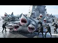 Lagu US Navy Rescues Giant Cargo Ship From Multiple 3-Headed Sharks Attack