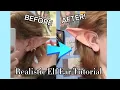 REALISTIC ELF EAR TUTORIAL From NotQuiteIcarus