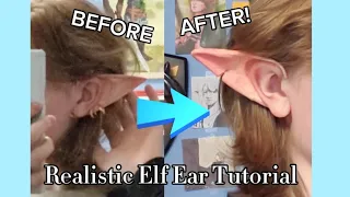 REALISTIC ELF EAR TUTORIAL From NotQuiteIcarus