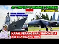 Download Lagu KAPAL FREGAT TERBESAR DI ASEAN KRI BRAWIJAYA 320 RESMI PERKUAT TNI AL, JET TEMPUR F-15 TIBA DI RI