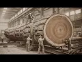 Before Electricity: How Oak Logs Were Turned into Planks | Traditional Diel Sawing | Old Sawmill