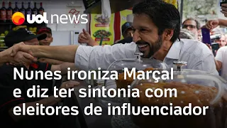 Nunes ironiza Marçal e diz ter sintonia com eleitores de influenciador