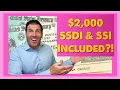 SSDI SSI Included 2 000 Stimulus Check from the President