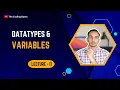 Datatypes Variables Lecture 11 The Coding Bytes