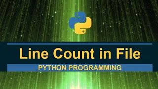 Python line count in a text file