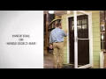 Identifying the Parts of Andersen Self-Storing Storm Doors Andersen Windows