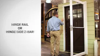 Identifying the Parts of Andersen Self-Storing Storm Doors Andersen Windows