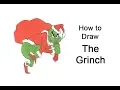 How to Draw The Grinch Full Body