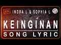 Download Lagu INDRA L \u0026 SOPHIA L - KEINGINAN - SONG LYRIC