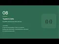 Python Course Tuple Sets Dictionary Lecture 5