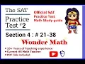 NEW SAT Practice test Section 4 Part 2 - 38 MATH