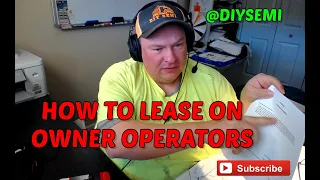 How to lease on owner operators to your trucking company