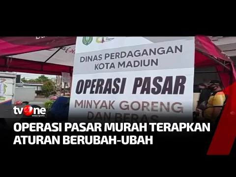 Warga Kota Madiun Mengaku Kecewa dengan Operasi Pasar Minyak Goreng Murah