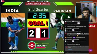 🔴Live : India vs Pakistan | FIH Pro League 2026 | Hockey Match Watch Along | Hindi Commentary