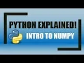 Introduction to NUMPY in Python Beginner to Advanced
