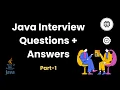 Ace Your Java Interview Top Questions for Freshers PART-1