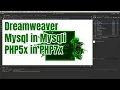 Adobe Dreamweaver Connection und Select von PHP5 in PHP7 andern