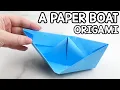 How to Make a Paper Boat - Easy Origami How To Tutorial