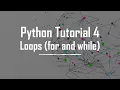 Python Tutorial 4 - Loops Computational Physics for Absolute Beginners