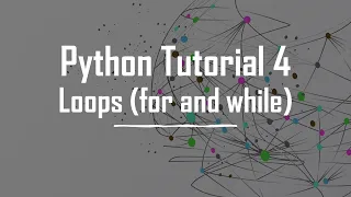 Python Tutorial 4 - Loops Computational Physics for Absolute Beginners