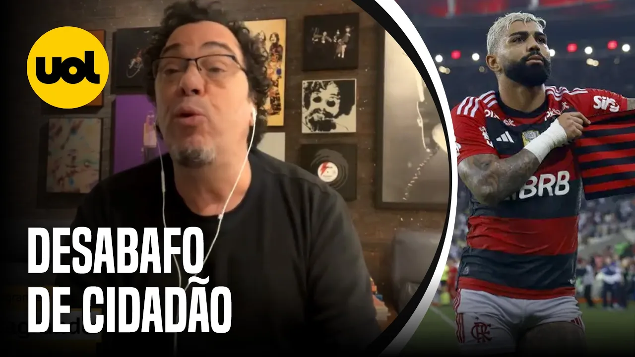 CASAGRANDE: 'GABIGOL FEZ UM DESABAFO DE CIDADÃO, NÃO SÓ DE JOGADOR. O MUNDO VIROU UM BIG BROTHER'