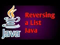 Reversing a List Java Basic Program