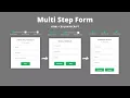 Create Responsive Multi Step Form Using HTML CSS JS Responsive Login Registration Form