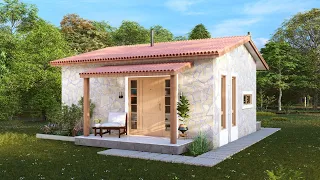 CASA PEQUEÑA, ECONÓMICA MUY ACOGEDORA de 7x7 m | 1 Dormitorio