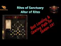 D3 S28 - Best Altar of Rites Path Start your Season 28 off right