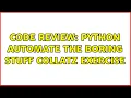 Code Review Python Automate the Boring Stuff Collatz exercise 4 Solutions
