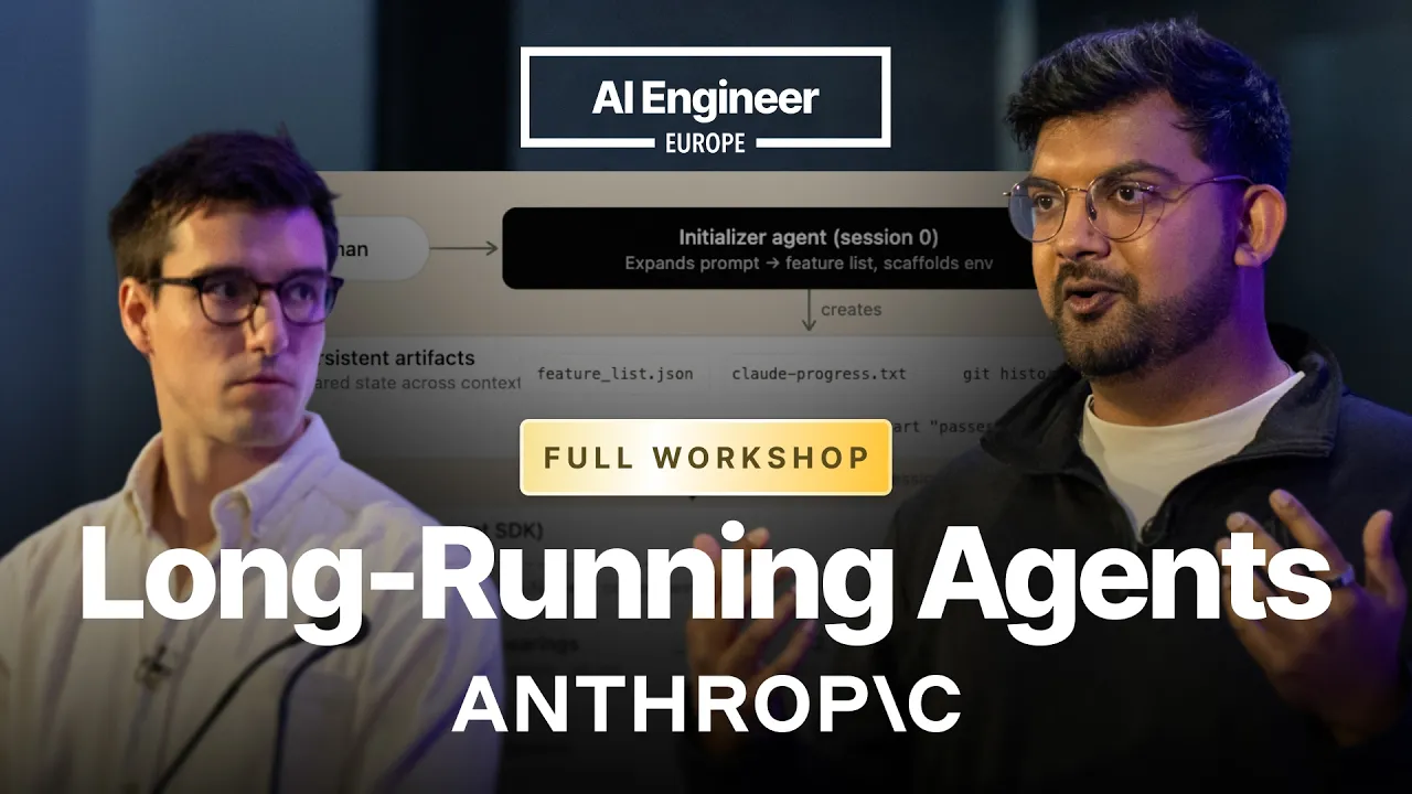 Anthropic Workshop: Build Agents That Run for Hours — Ash Prabaker & Andrew Wilson