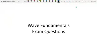 AQA GCSE Physics Waves Fundamentals Exam Questions